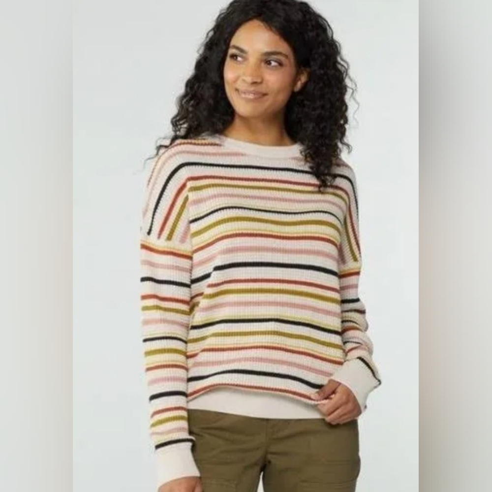 REI Co-Op Wallace Lace 100% Cotton Waffle Knit Long Sleeve